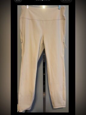Avalanche cream colored leggings with pockets women's XL